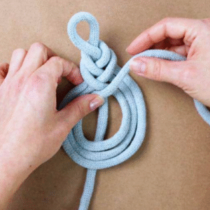 60 macrame knots,double crochet digital guide PDF with illustrated step-by-step knot tutorials for wall hangings, plant hangers, and DIY crafts