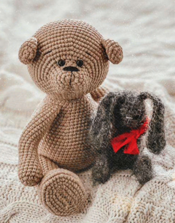 free crochet teddy patterns